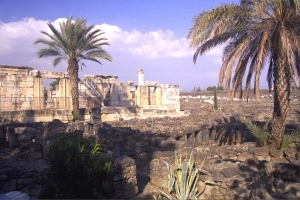 The Town of Capernaum Where Jesus Lived In Peter's House