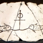 Fish Symbols From Catacomb in Rome