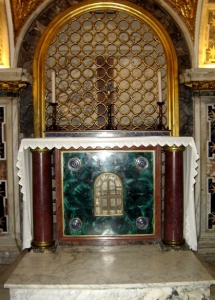 Peter's Grave Under St. Peter's Basilica In Rome