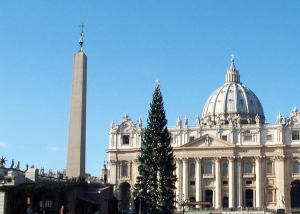 St. Peter's Basilica And The Giant Obelisk